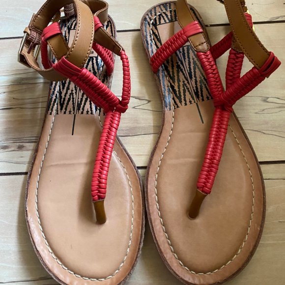 Pink Gladiator Sandals - Picture 1 of 4